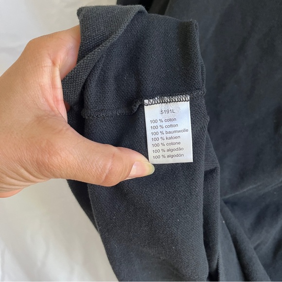 Lacoste Men's L. 12.12 HEATHERED PETIT PIQUÉ COTTON POLO black size XL - Picture 4 of 7